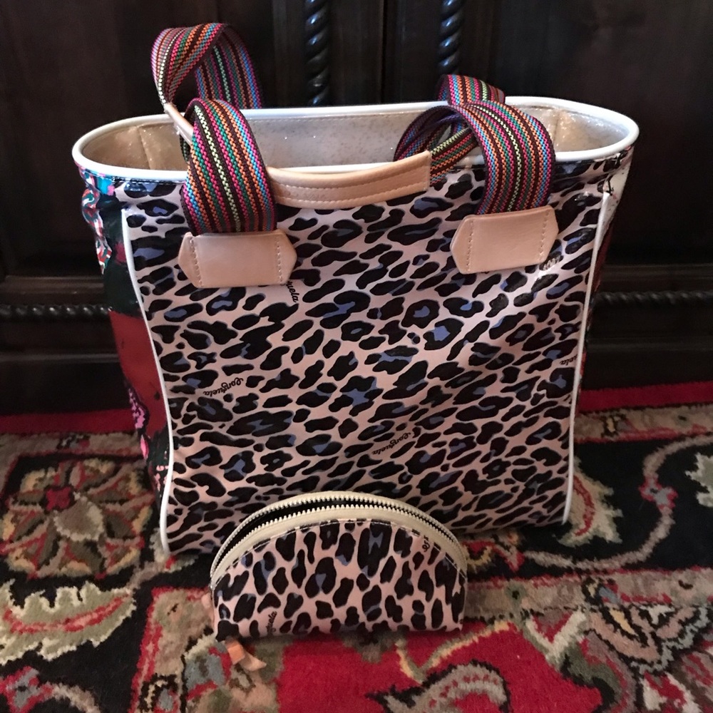 Pre owned Consuela tote with make up bag